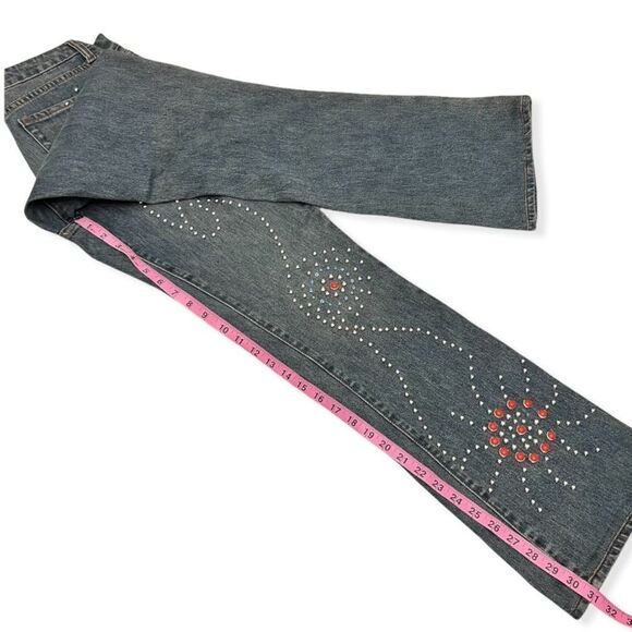 Cache Vintage Y2K Studded Flare Leg Jeans - Picture 6 of 9